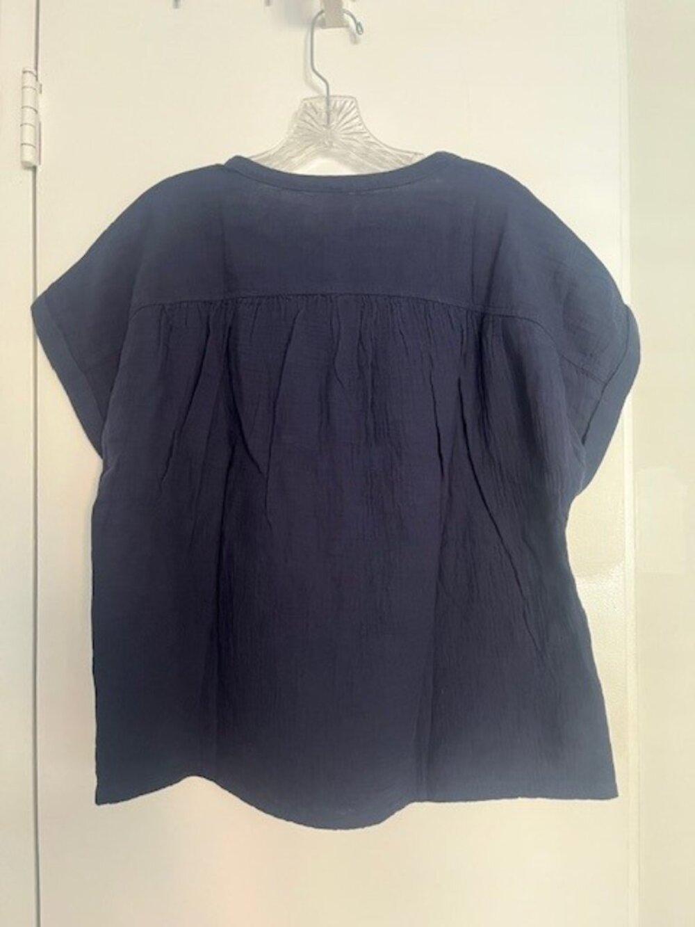 Pact Cotton Gauze Short Sleeve Popover - Picture 3 of 10